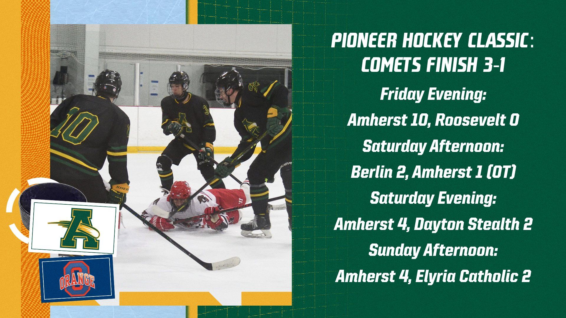 Pioneer Hockey Classic Comets Are 3 1 Landscape